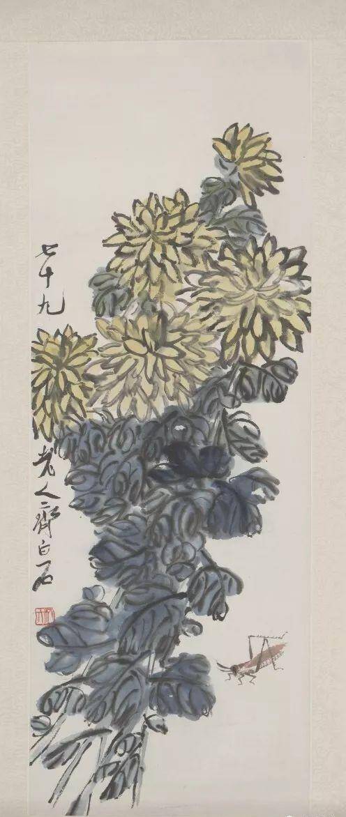 赋梅兰竹菊松以新意，齐白石笔下的梅兰竹菊松