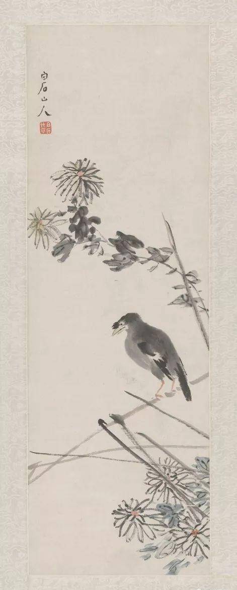 赋梅兰竹菊松以新意，齐白石笔下的梅兰竹菊松